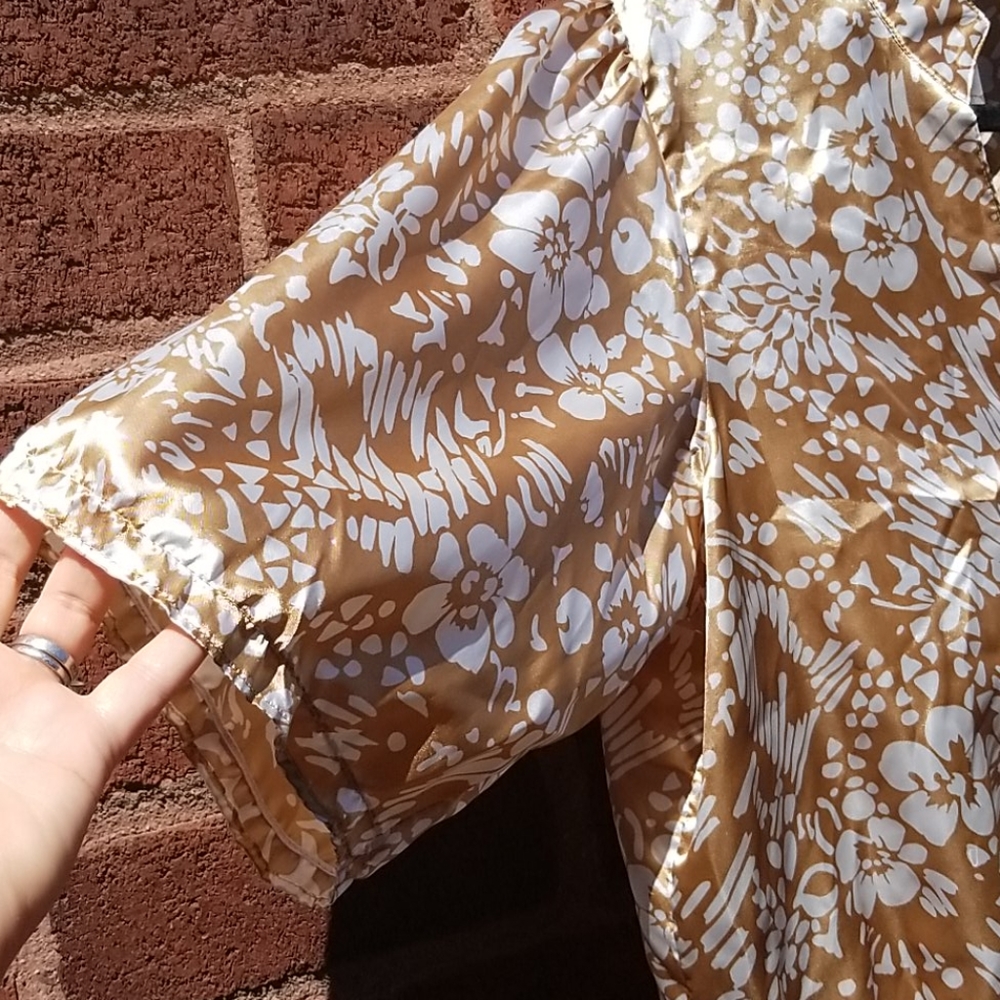 Bill Blass Sz XL VGUC Blouse Silky - Picture 4 of 6